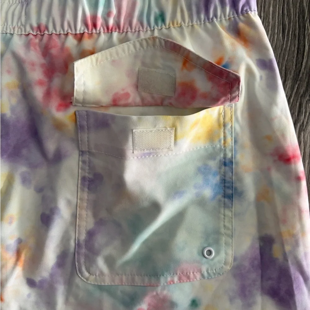 Abercrombie & Fitch  Stretch Pastel Tie-Dye Swim Trunks multicolor Size XXL